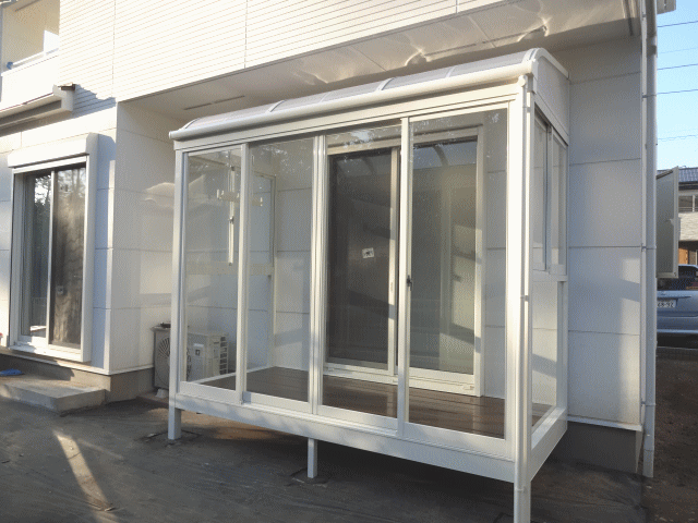 サンルーム(ランドルーム)|施工例|茨城県古河市